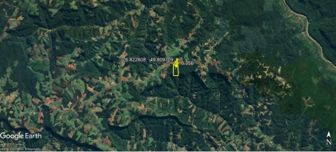 Terreno Rural 13,85 Hectares, Situado Na Localidade De Serra Das Abelhas, A 14 Km Da Sede Do Município De Vitor Meireles/SC — foto 2