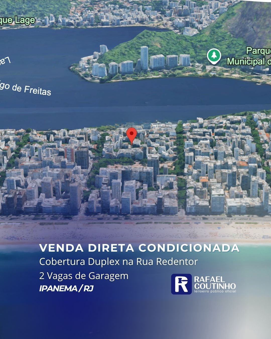Cobertura Duplex 270m2 Na Rua Redentor Em Ipanema, Rj. 2 Vagas De Garagem. Prédio Construído Em Em 2018. Aceita Financiamento.