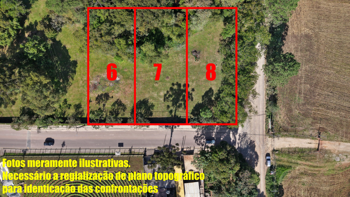 Terreno na Rua Heitor Pallú, Piraquara