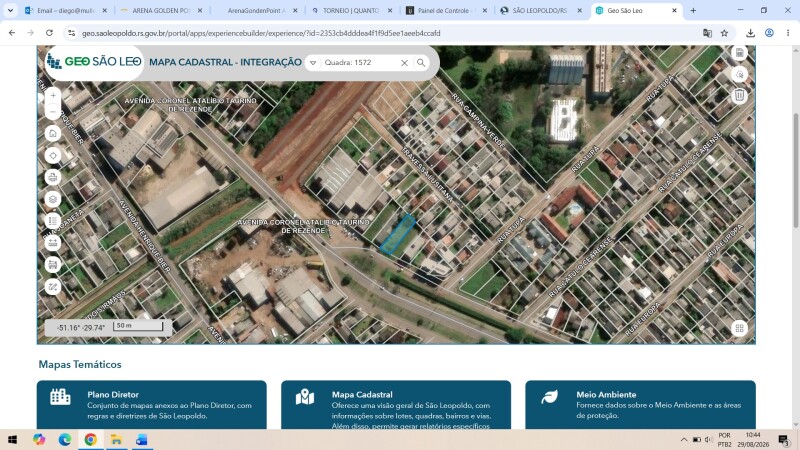 Lote 001 Terreno no Bairro Scharlau em São Leopoldo/RS - Justiça do Trabalho — foto 2