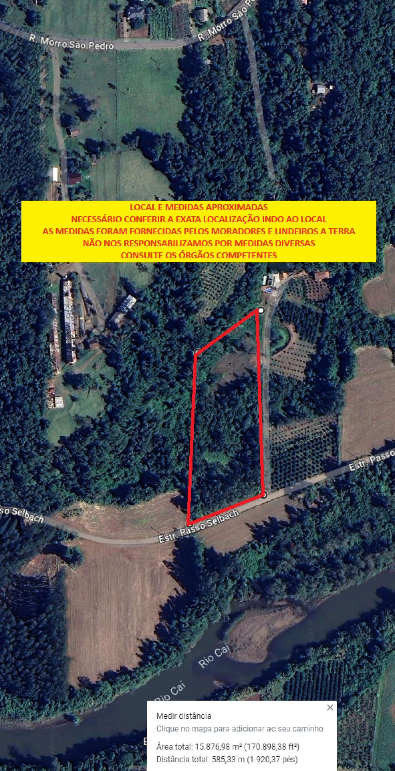 Fração de 17.181,50m² em Morro Preá na Cidade de Bom Princípio/RS — foto 2