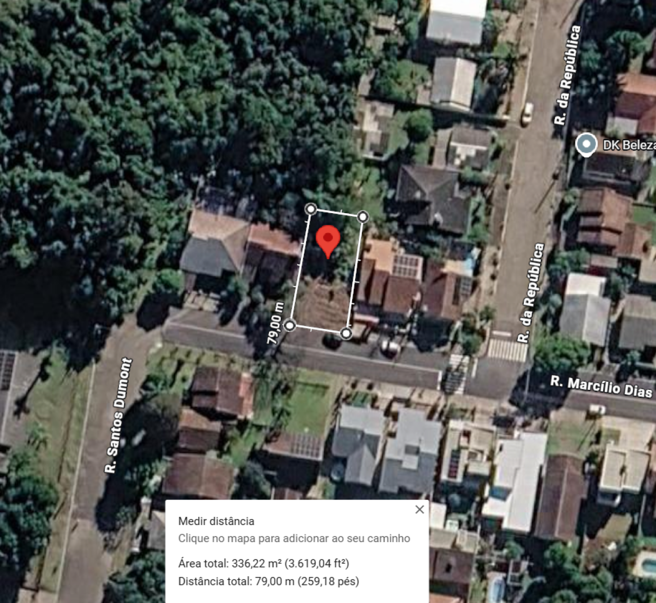 Terreno com a Área de 336m2 em Ivoti