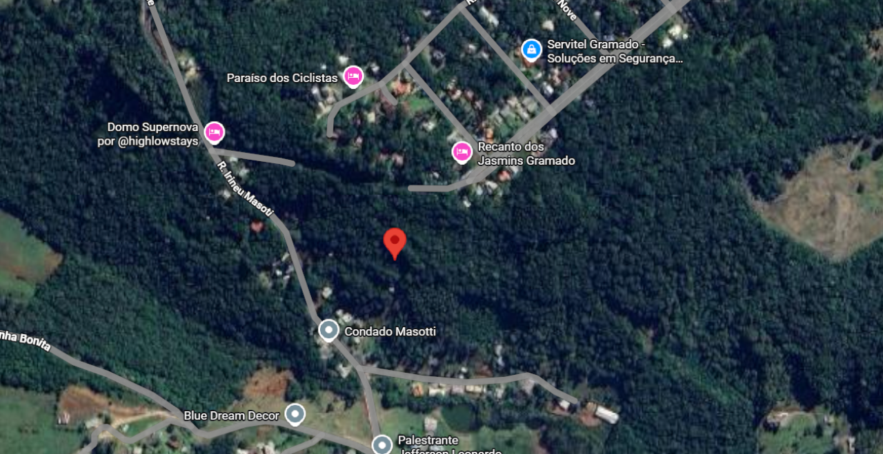 Terreno com Área de 1.008,00m² no Loteamento Parque das Fontes em Gramado/RS